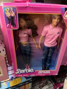 Mattel BARBIE Fashion Jeans Doll Barbie & Ken in Flashback Playback Collection